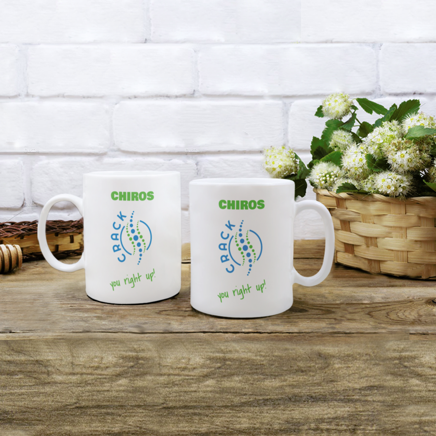 Mug for Chiros, Chiropractor, Chiropractors, Chiro Clients, Chiro Patients, Female, Male, Friend, Work Colleague